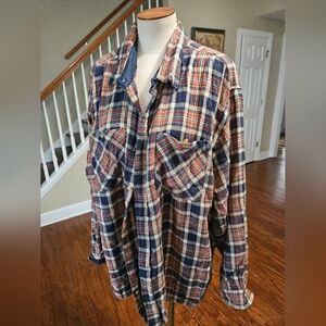 VTG Y2K John Blair Flannel Shirt XL